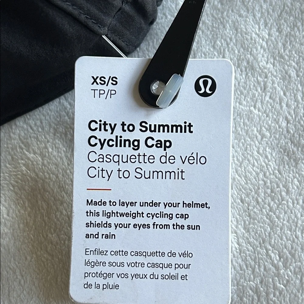 🆕 LULULEMON City to Summit Cycling Cap Black Poseidon NWT